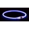 Flash light ring USB, blikací obojek, modrá (RP 2,10 Kč)